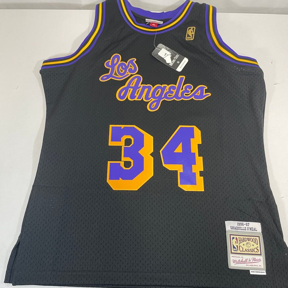 Shaquille O'Neal Los Angeles Lakers Mitchell & Ness 1996-97 Alternate Jersey